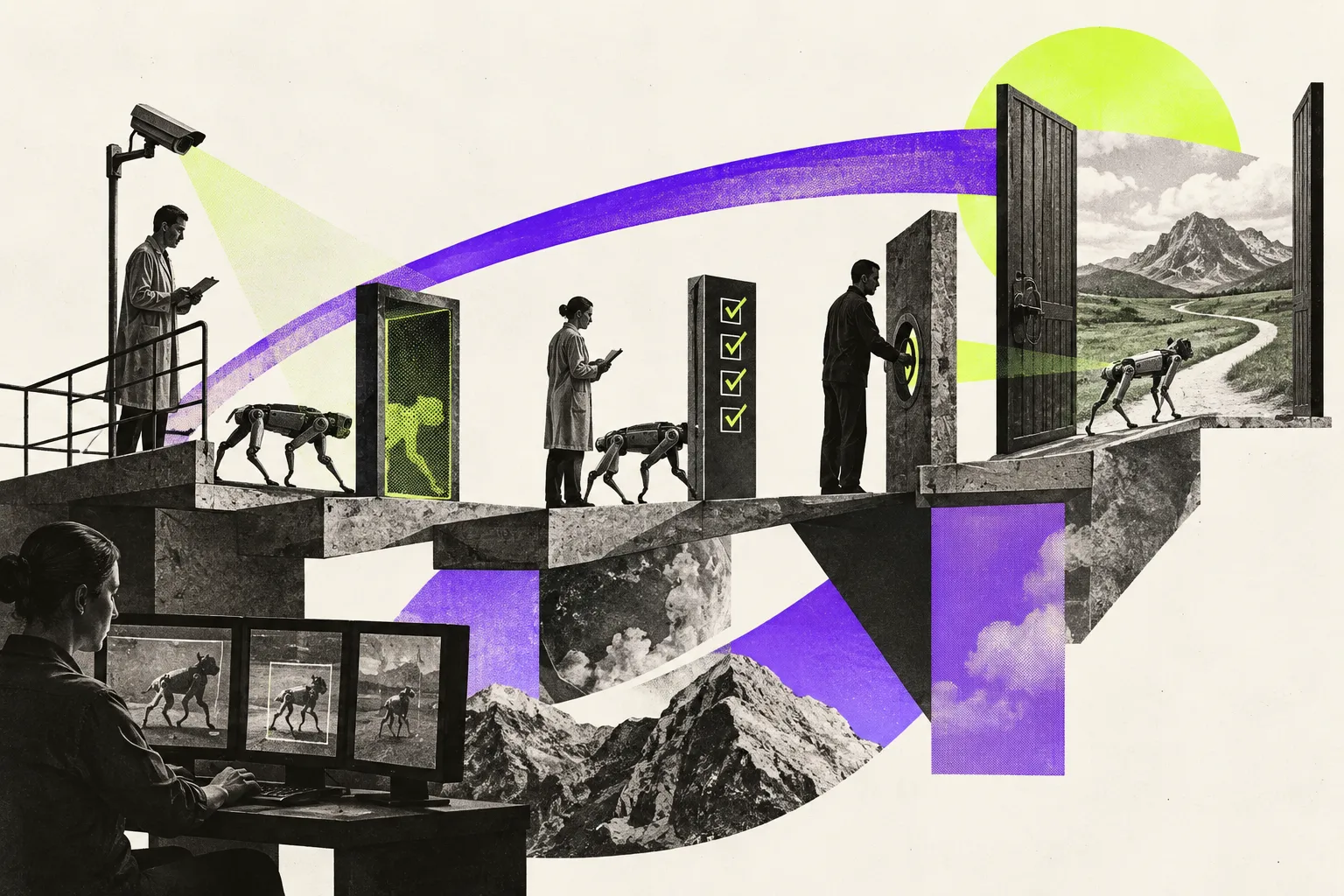 Editorial illustration for Control over agents is a system, not just a prompt