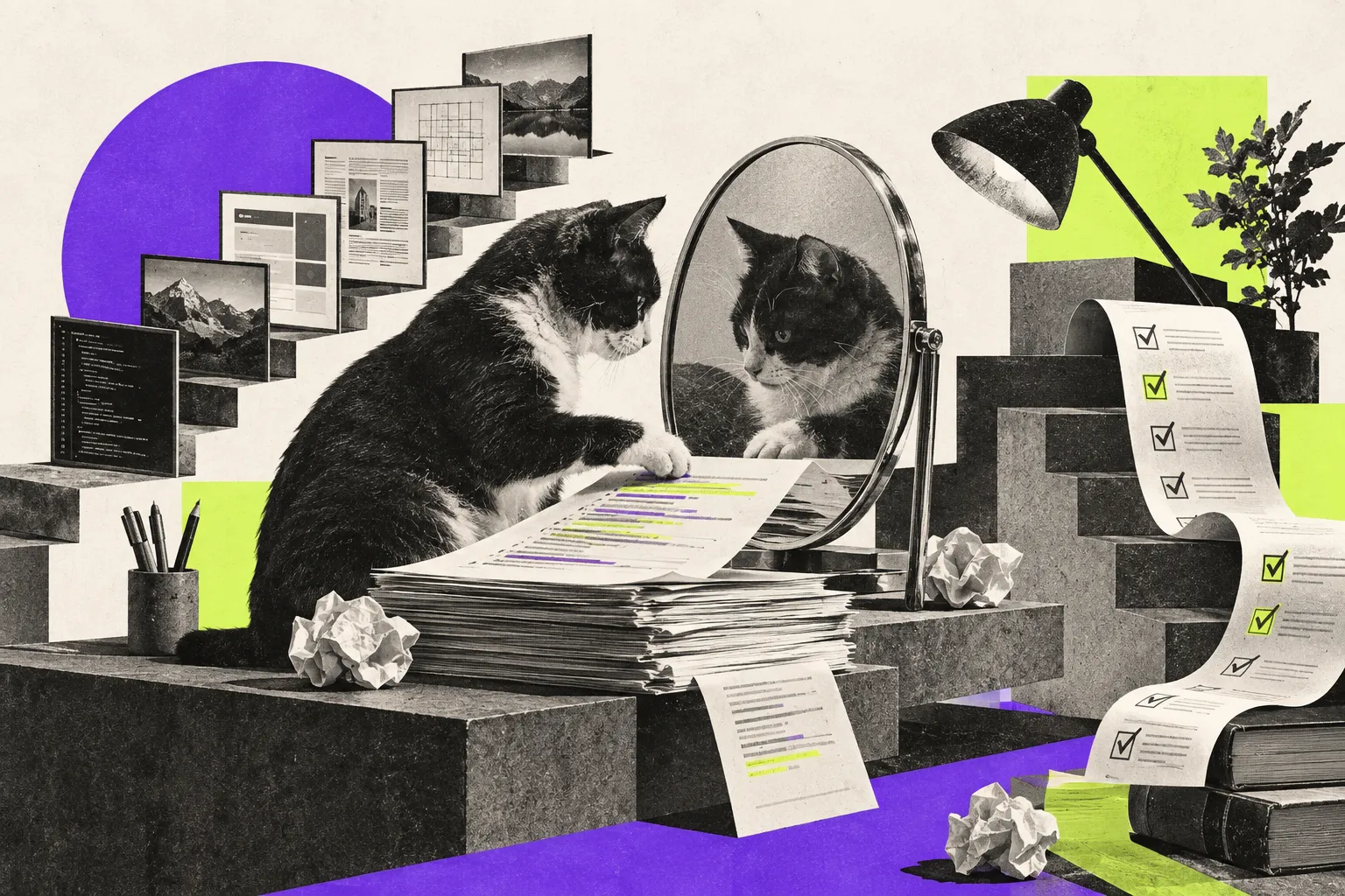 Editorial illustration for Opus 4.7 puts more emphasis on checking its work