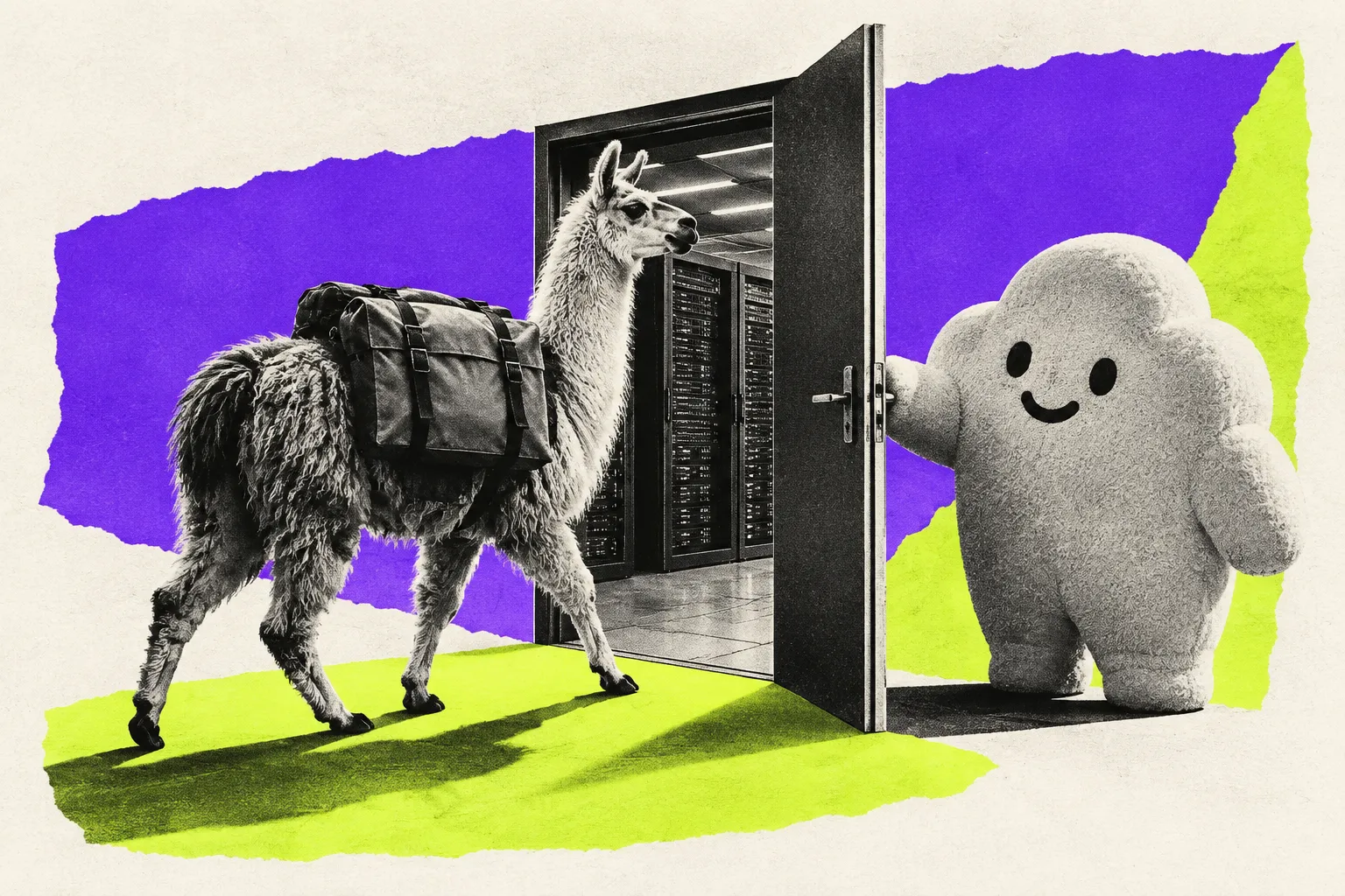 Editorial illustration for The llama.cpp team joins Hugging Face