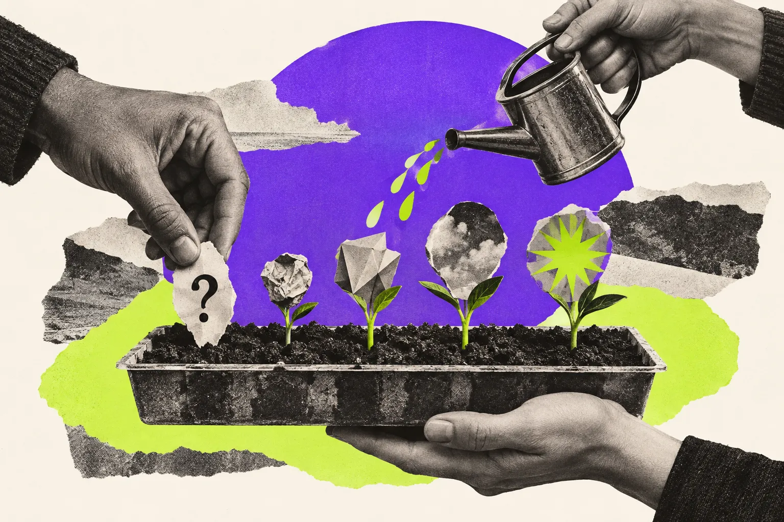Editorial illustration for An AI startup can begin before the idea